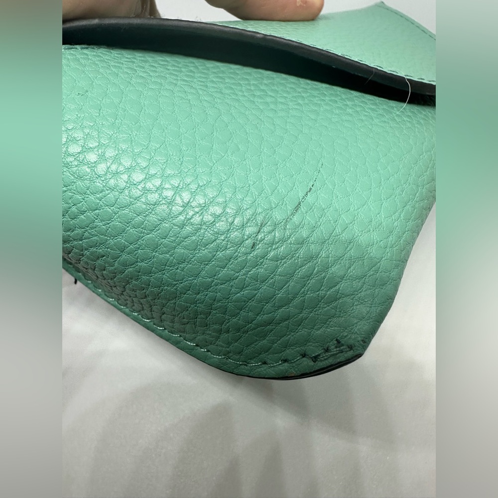 Loewe Mint Green/Aqua colored Pebbled Sunnies Case. (Case only) - Picture 3 of 6